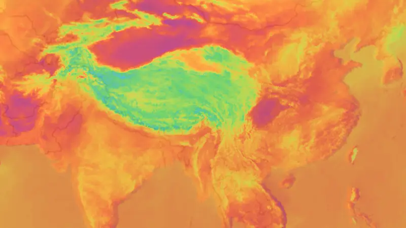 Temperatur weather map