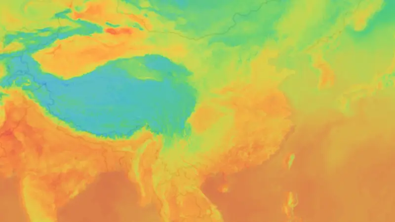 Temperatura weather map