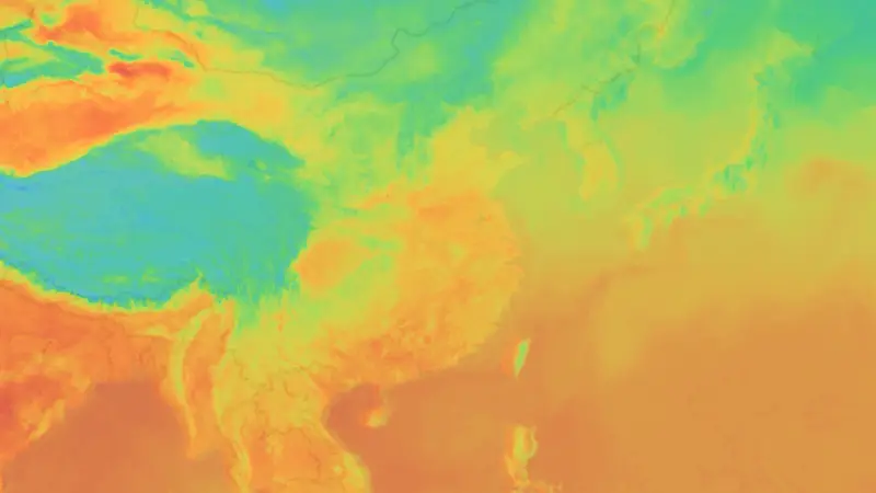 Temperatura weather map