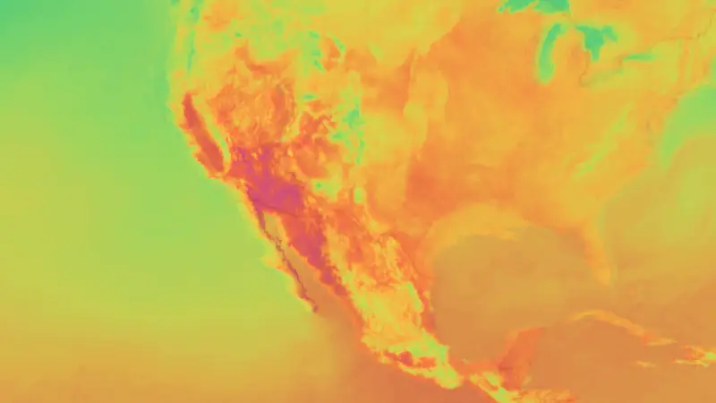 Sıcaklık weather map