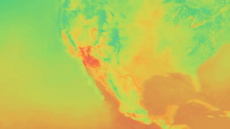 Sıcaklık weather map