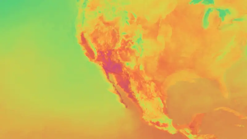 Temperatur weather map