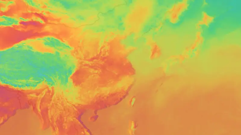 Temperatur weather map