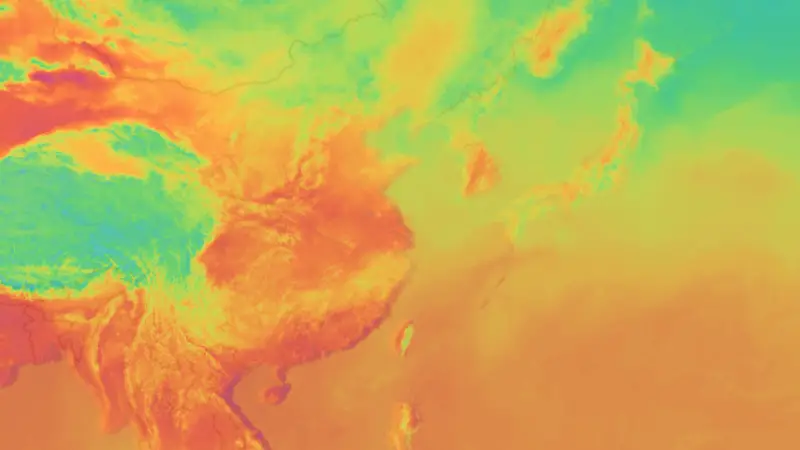 Temperatur weather map