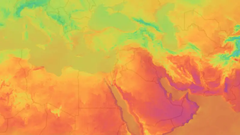 Temperatură weather map