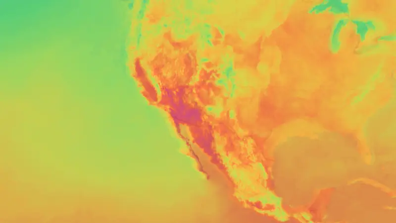 Temperatura weather map