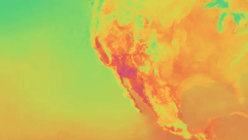 Temperatur weather map