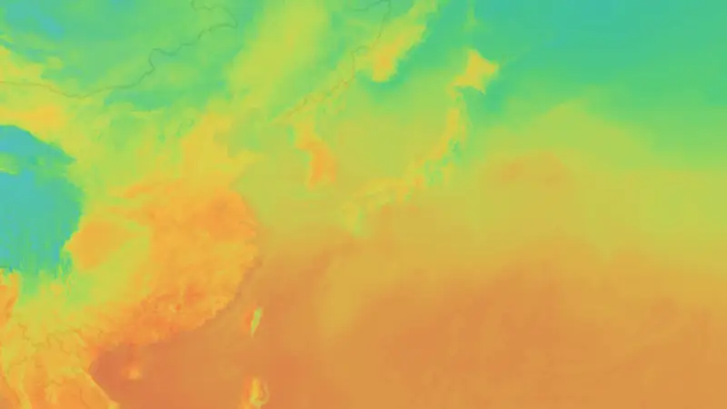 Temperatur weather map