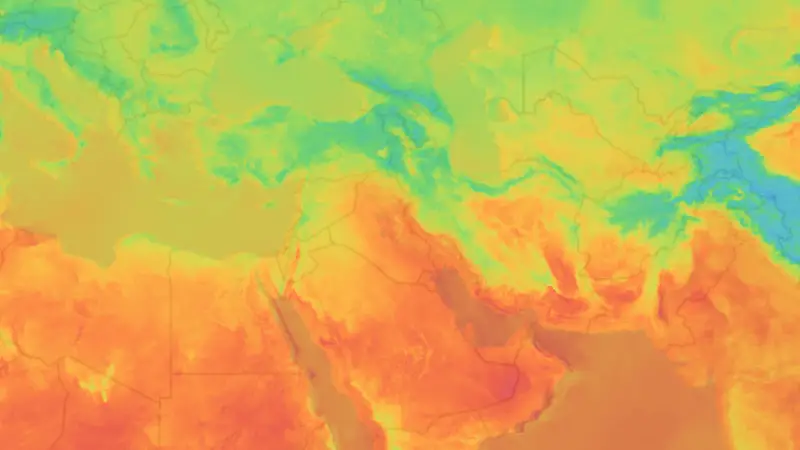 Temperatură weather map