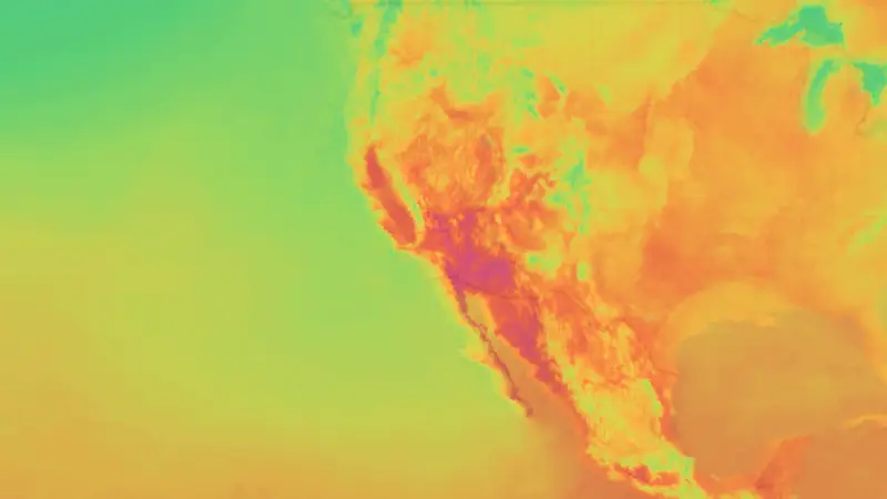 Temperatur weather map