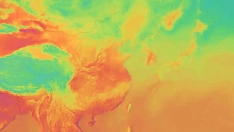 Temperatur weather map