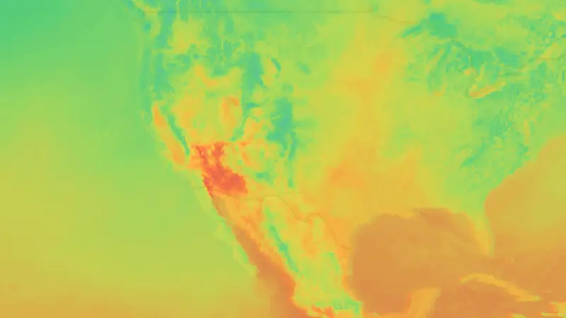Temperatura weather map
