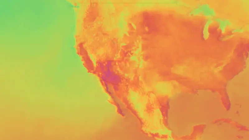 Temperatur weather map