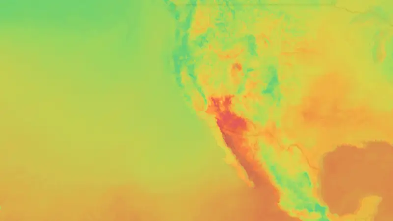 Temperatur weather map
