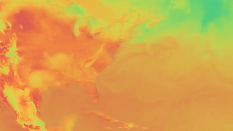 Lämpötila weather map