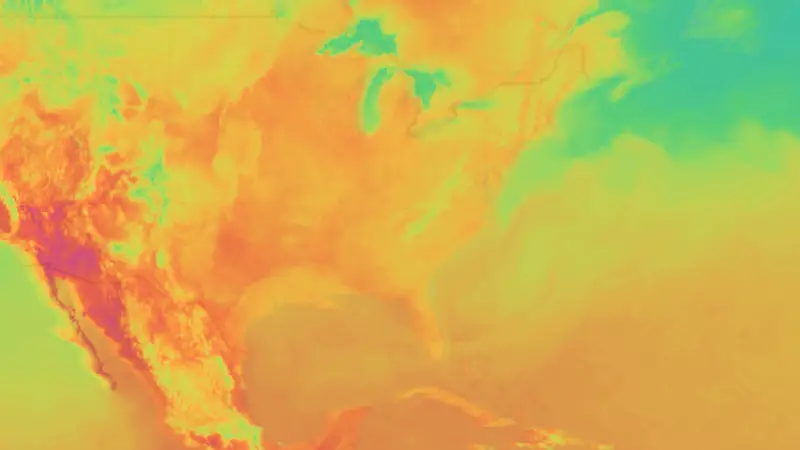 Sıcaklık weather map