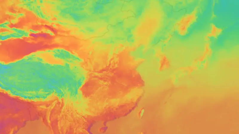 तापमान weather map