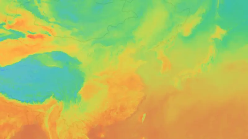 Temperatura weather map