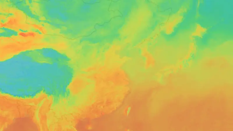 तापमान weather map