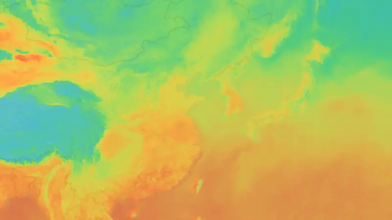 Temperatura weather map