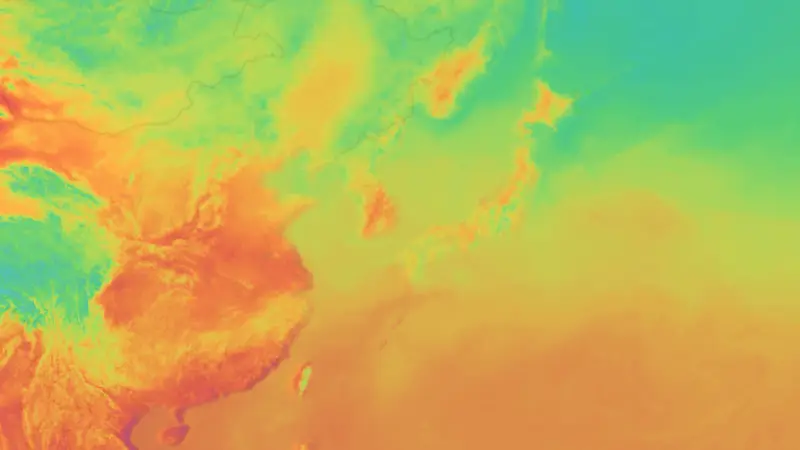 Temperatura weather map