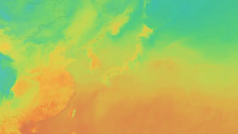 Θερμοκρασία weather map