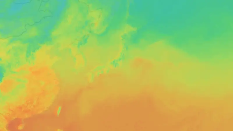 Temperatur weather map