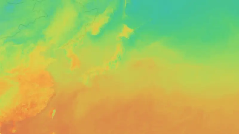 Temperatura weather map