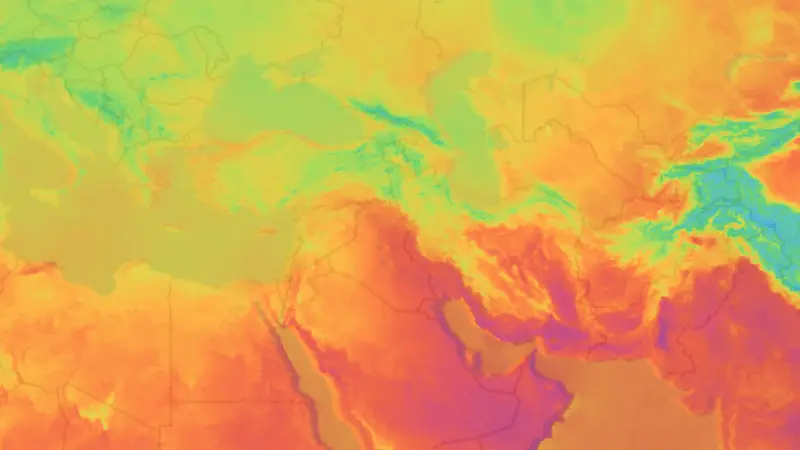 Temperatura weather map