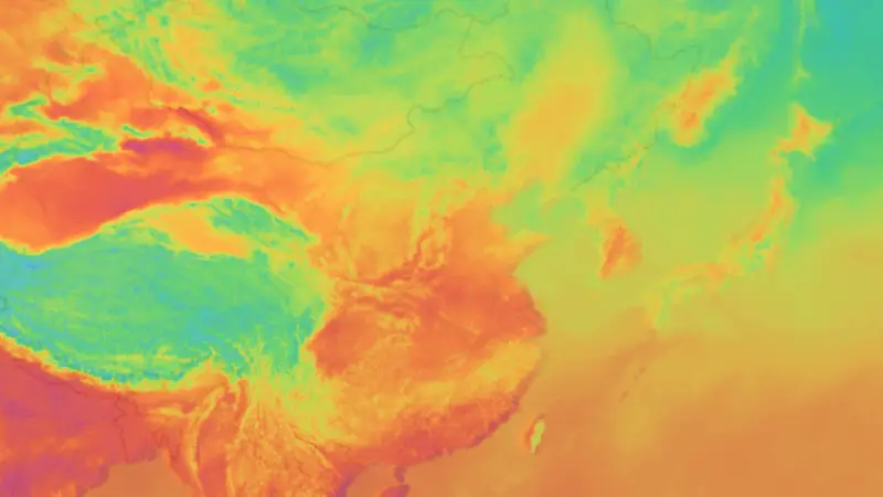 Temperatur weather map