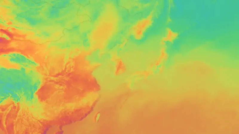 Temperatur weather map