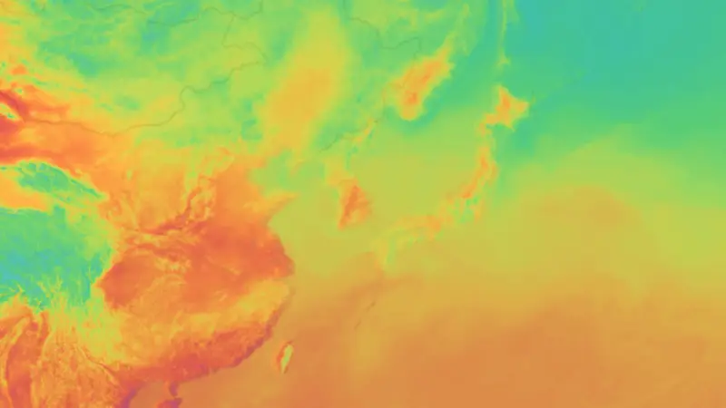 Temperatura weather map
