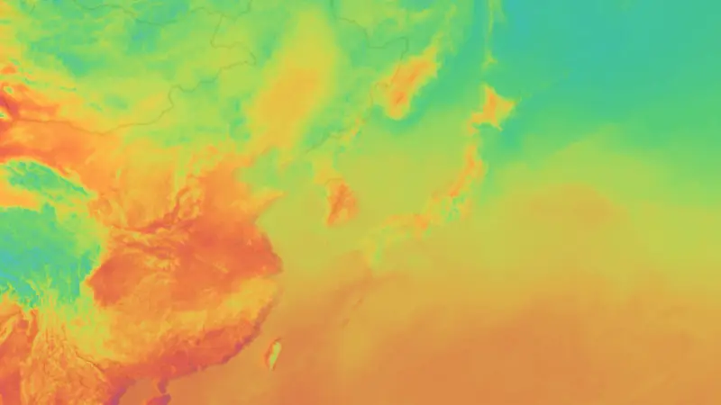 Temperatur weather map