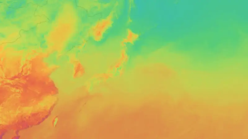 Temperatur weather map