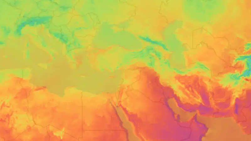 Sıcaklık weather map