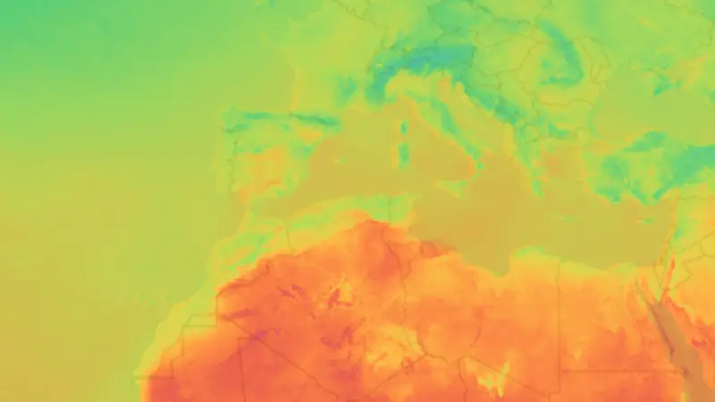 Temperatură weather map