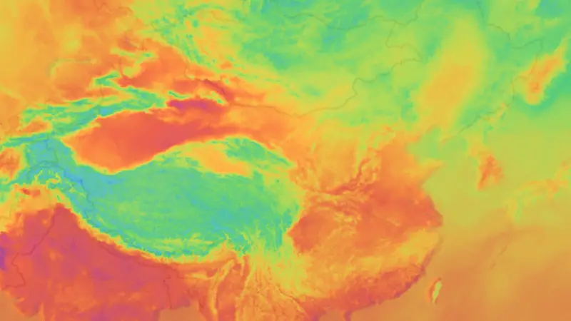 Temperatura weather map