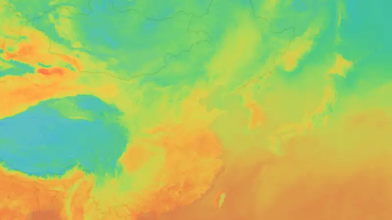 Temperatura weather map
