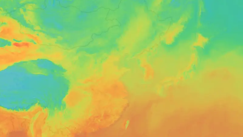 Temperatur weather map