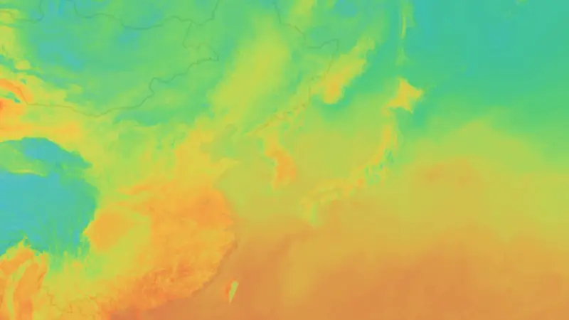 Temperatur weather map
