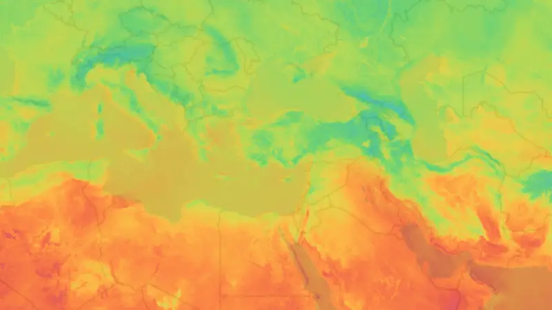 Temperatura weather map