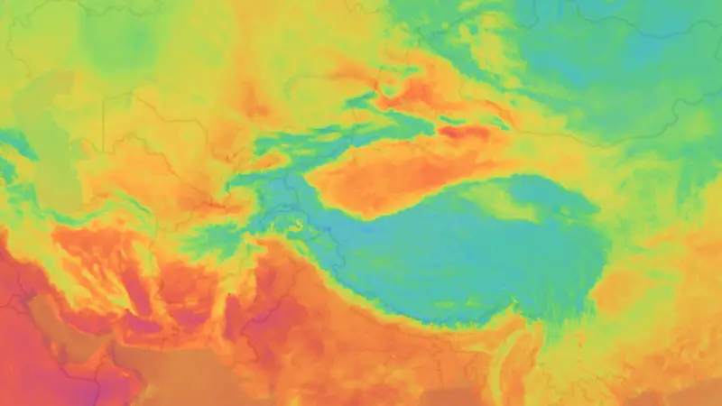 Temperatura weather map