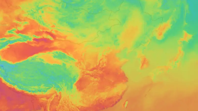 Temperatur weather map