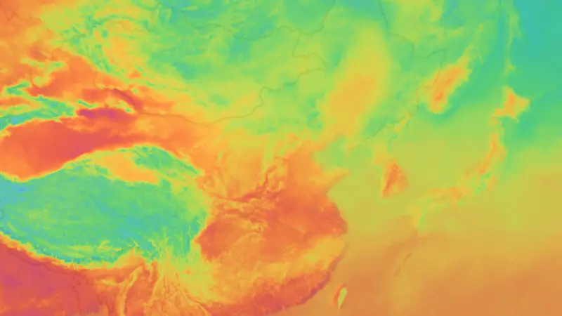 Temperatur weather map
