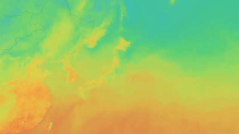 Temperatura weather map