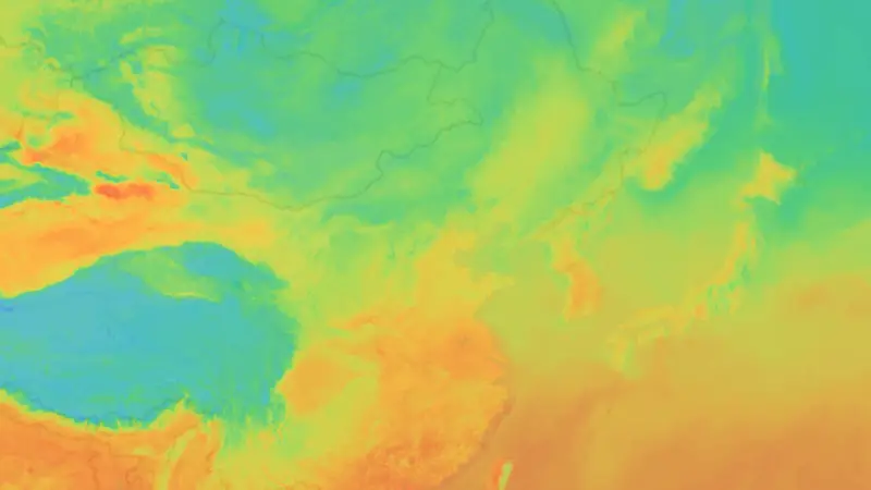 तापमान weather map