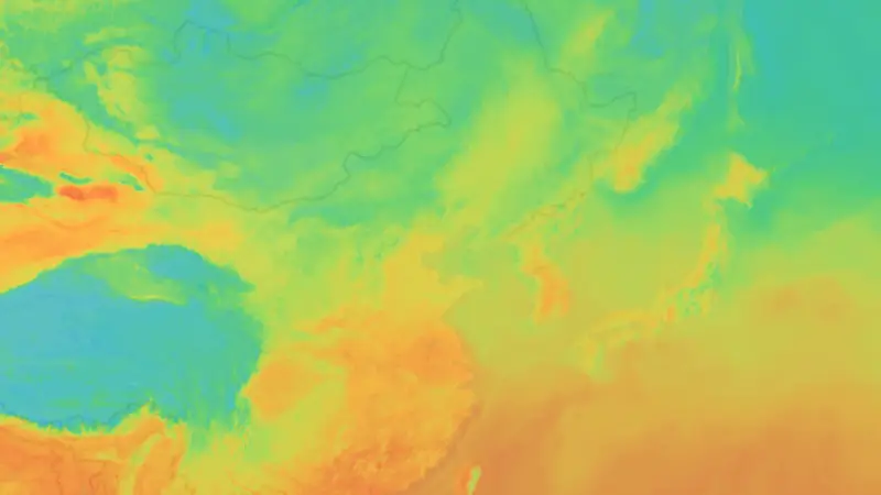 Temperatura weather map