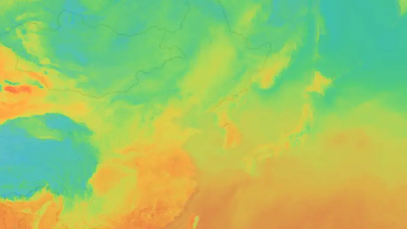 Temperatura weather map