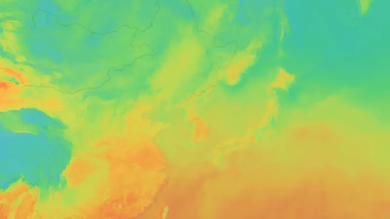 Temperatura weather map