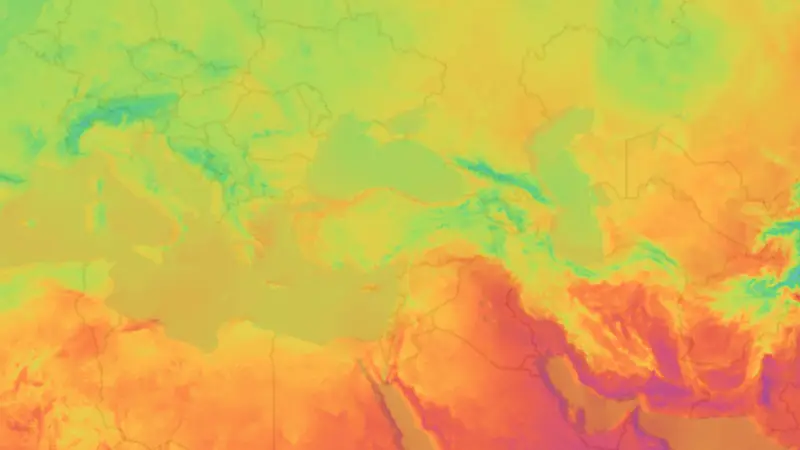 Temperatura weather map